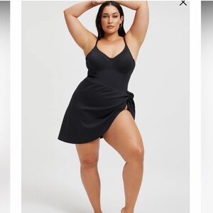 Good American Elegant Black Women's One Piece Swimsuit NWT